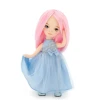 Мягкая игрушка ORANGE TOYS BILLIE в голубом атласном платье 32 см. Серия: Вечерний шик ORT-SS06-06