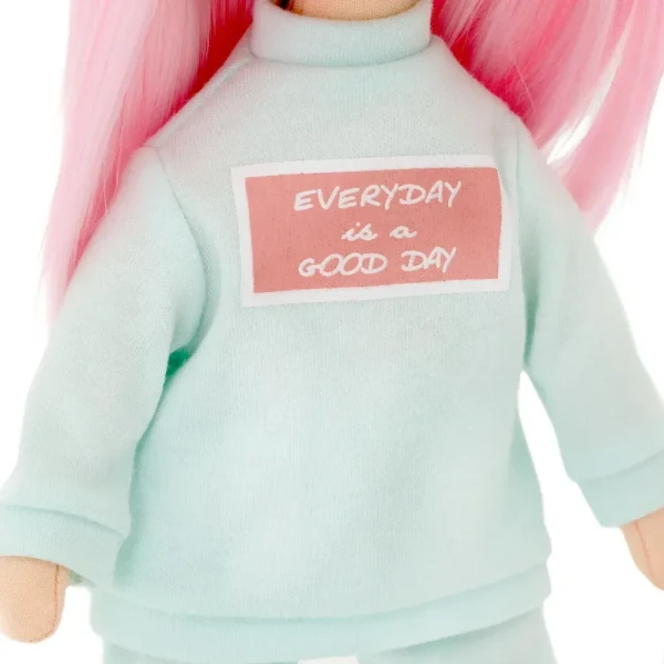 Мягкая игрушка ORANGE TOYS BILLIE в спортивном костюме мятного цвета 32 см. Серия: Спортивный стиль ORT-SS06-30