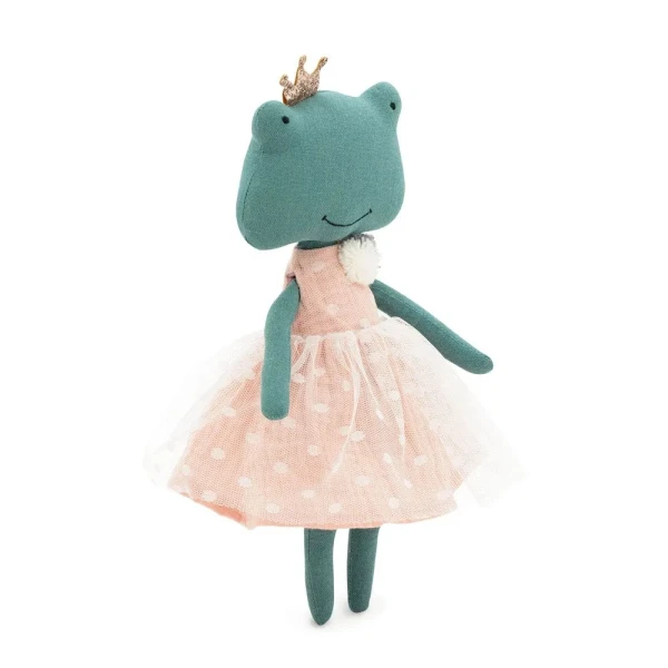 Мягкая игрушка ORANGE TOYS Лягушонок Фиона в розовом платье 30 см ORT-CM12-12/13