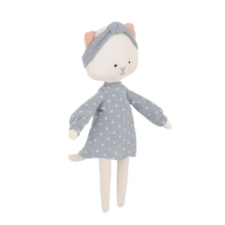 Мягкая игрушка ORANGE TOYS Кошечка Кристи в голубом платье 30 см ORT-CM01-29/13