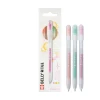 Ручки гелевые SAKURA Gelly Roll Stardust с блёстками, выдвижные, набор 3 цвета (оранжевый, розовый, изумрудный) RTPXGBRASTA3B