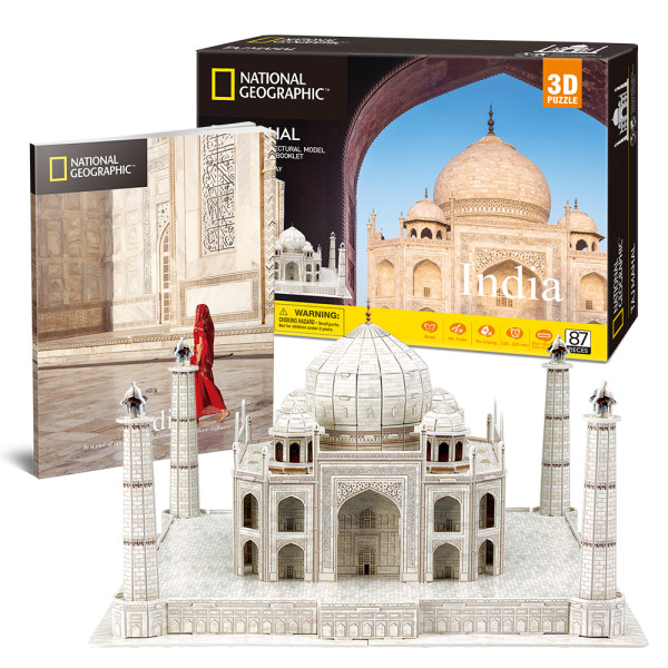 3D пазл CubicFun National Geographic Тадж-Махал, 87 деталей UT-DS0981h