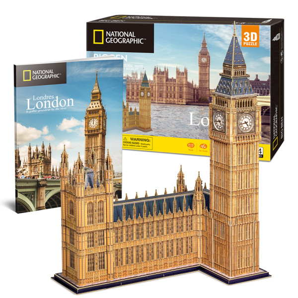 3D пазл CubicFun National Geographic Биг-Бен, 94 деталей UT-DS0992h