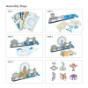 3D пазл CubicFun Серия "CityLine" Лондон, 107 деталей UT-MC253h