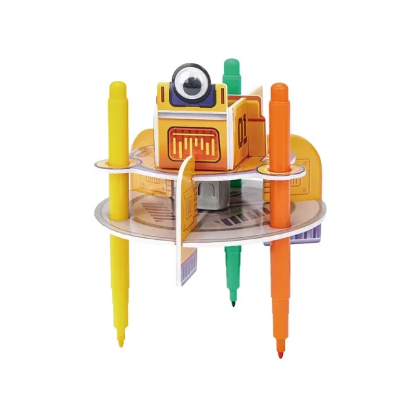 Набор для сборки CubicFun STEM National Geographic Рисующий робот UT-DS1119h