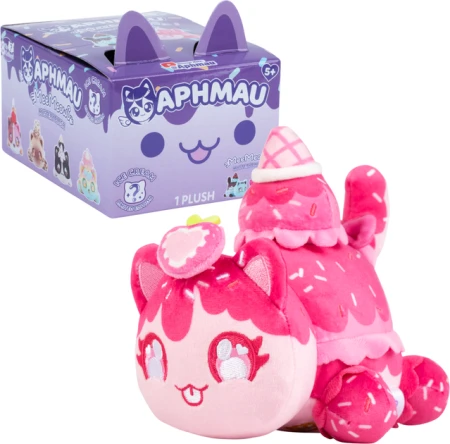 Игрушка-сюрприз Bonkers Aphmau MeeMeow Серия "Мороженое", плюшевая, 15 см UT-6027IC