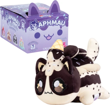 Игрушка-сюрприз Bonkers Aphmau MeeMeow Серия "Мороженое", плюшевая, 15 см UT-6027IC