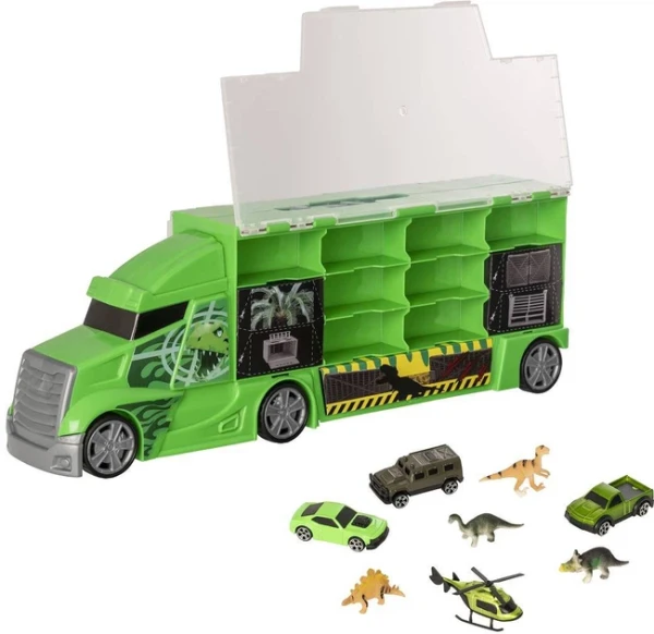 Автоперевозчик HTI Teamsterz Dino с машинками и динозаврами UT-1417103