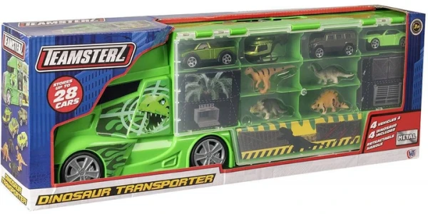 Автоперевозчик HTI Teamsterz Dino с машинками и динозаврами UT-1417103