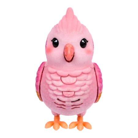 Игрушка интерактивная Moose "Попугайчик Корелла в клетке" розовый UT-26692