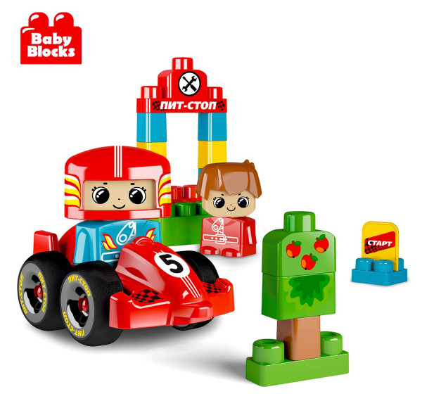 Конструктор Baby Blocks "Пит-стоп" 30 деталей KOR-03909