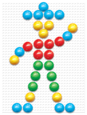 Мозаика Baby Toys "Домик" 60 элементов, 3+ KOR-02210