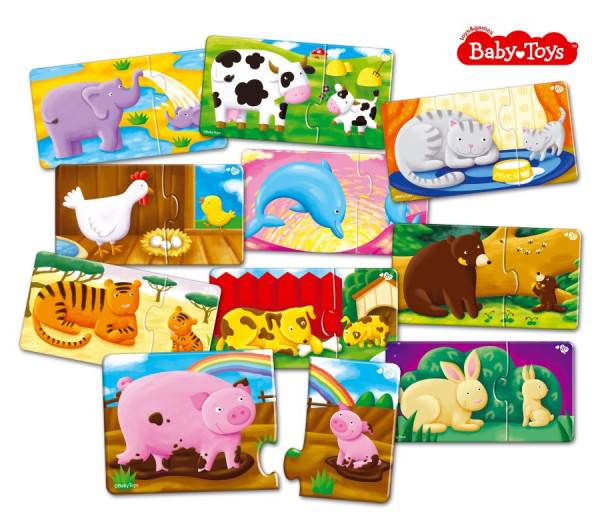 Пазл Baby Toys 20 maxi "Чей малыш?" KOR-02514
