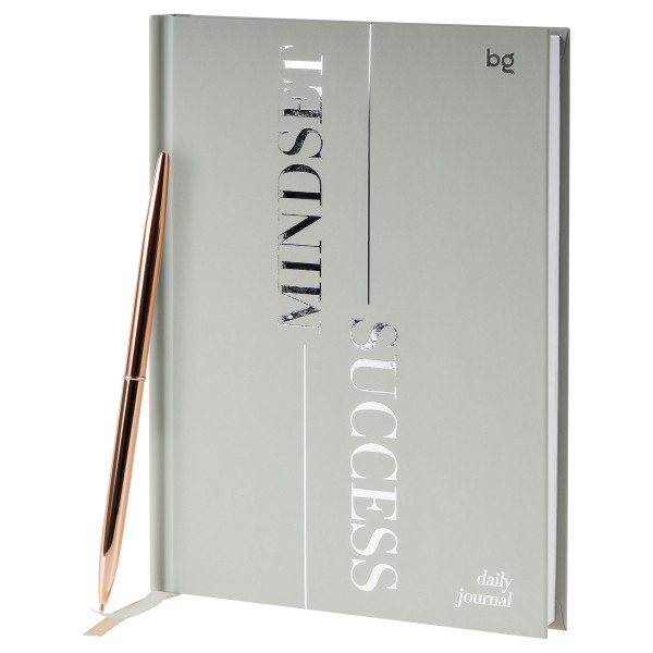 Ежедневник недатированный A5 136л. BG "Mindset. Mineral" 7БЦ, soft-touch, отд. фольгой 3D, в подарочной коробке RE-DuA5_66877