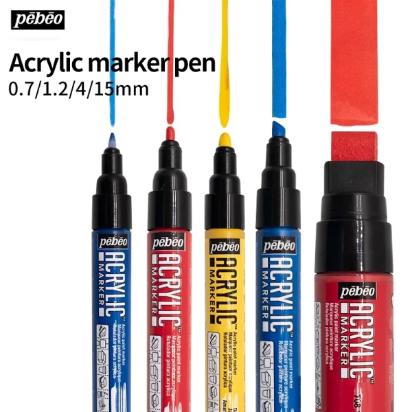 Маркер акриловый PEBEO Acrylic Marker №1 4 мм перо круглое