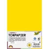 Тонированная бумага FOLIA 130 г/м², 50×70 см, 1 лист, бананово-жёлтый FL-6714