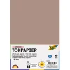 Тонированная бумага FOLIA 130 г/м², 50×70 см, 1 лист, капучино FL-6773