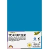 Тонированная бумага FOLIA 130 г/м², 50×70 см, 1 лист, средний синий FL-6734