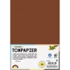 Тонированная бумага FOLIA 130 г/м², 50×70 см, 1 лист, шоколадно-коричневый FL-6785