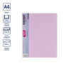 Папка с 40 вкладышами A4 Expert Complete "Trend Pastel" 20 мм, 600 мкм, диагональ, 1 шт, лиловый EC27041740