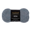 Пряжа ALPINA Goa 58% хлопок, 38% акрил, 4% полиэстер 1 х 50 г 175 ± 5 м №02 серо-синий ALP-GOA-02