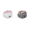 Точилка пластиковая MESHU "Little Paw" 1 отверстие, ассорти RE-MS_65654